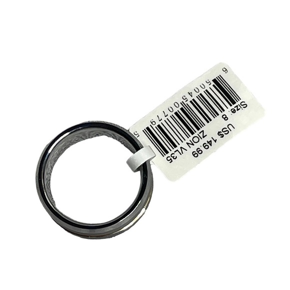 Nuni Jewelry 8mm Tungsten comfort band wedding ring NWT - Picture 2 of 6